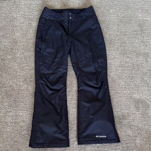 Columbia Omni Tech Black Ski Outdoor Winter Snow Pants, Women’s Small